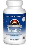 Buy Night Rest 100 Tabs By Source Naturals | Herbspro.com