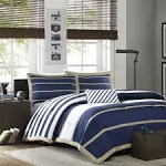 Olliix Mi Zone Ashton Khaki Navy Twin Twin XL Comforter Sets