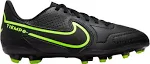 Nike Jr Tiempo Legend 9 Club FG / mg - Black/Volt 2