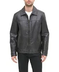 Tommy Hilfiger Men's Collar Faux Leather Jacket