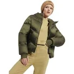 UGG- Ronney Cropped Puffer Jacket - NEW- Burnt Olive - Size L