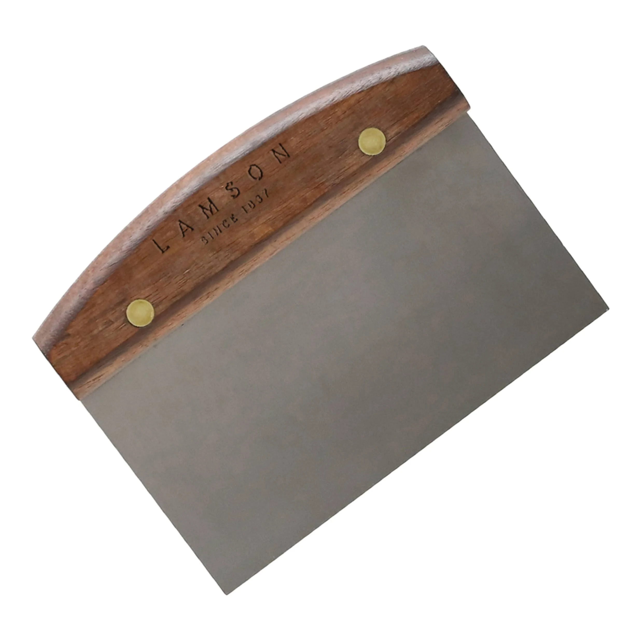 Lamson 4" x 6" Dough (Bench) Scraper with Walnut Handle