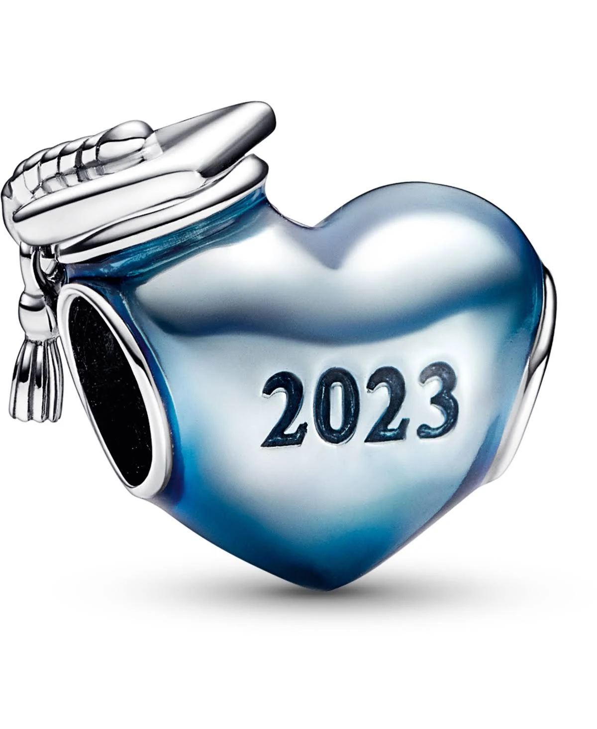 Pandora Blue 2023 Graduation Heart Charm