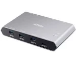 ATEN 2-Port USB-C Gen 2 Sharing Switch with Power Pass-through - US3342