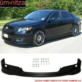 Fits 07-09 Toyota Camry 4Dr OE Factory SE Style Front Bumper Lip Spoiler PU