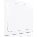 Morvat 12x12 Plastic Access Panel Door, White, for Drywall, Wall, RV, Electrical