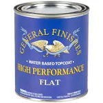 1 gal General Finishes GAHS Clear High Performance Water-Based Topcoat, Satin