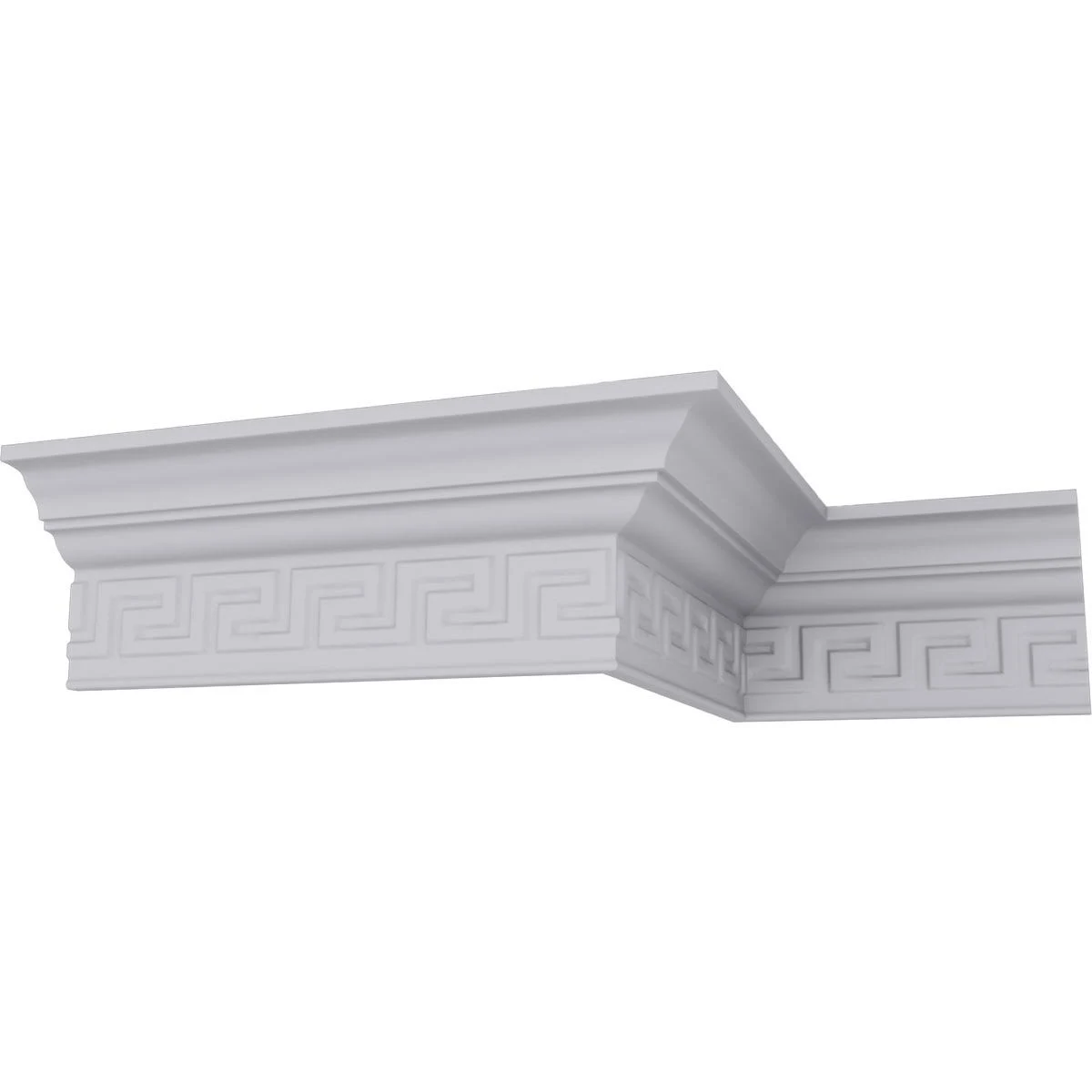 Ekena Millwork MLD03X02X04ER Eris Crown Moulding, 3 1/2"H x 2 1/4"P x 4 1/4"F x 94 1/2"L, White