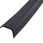 M-D 2 In. x 9 Ft. Black Rubber Door Bottom Garage Door Seal