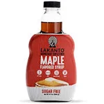 Lakanto Sugar Free Maple Syrup - Monk Fruit Sweetener, Keto Diet Friendly, Vegan, 1g Net Carbs, Pancakes, Waffles, Oatmeal, Coffee, Tea, Granola, Frosting, Marinade, Dressing (26 fl oz - Pack of 1)