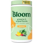 Bloom Nutrition Greens and Superfoods Dietary Supplement Powder, Mango (5 oz)