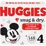 Unisex Baby Diaper Huggies Snug & Dry Disposable Heavy Absorbency