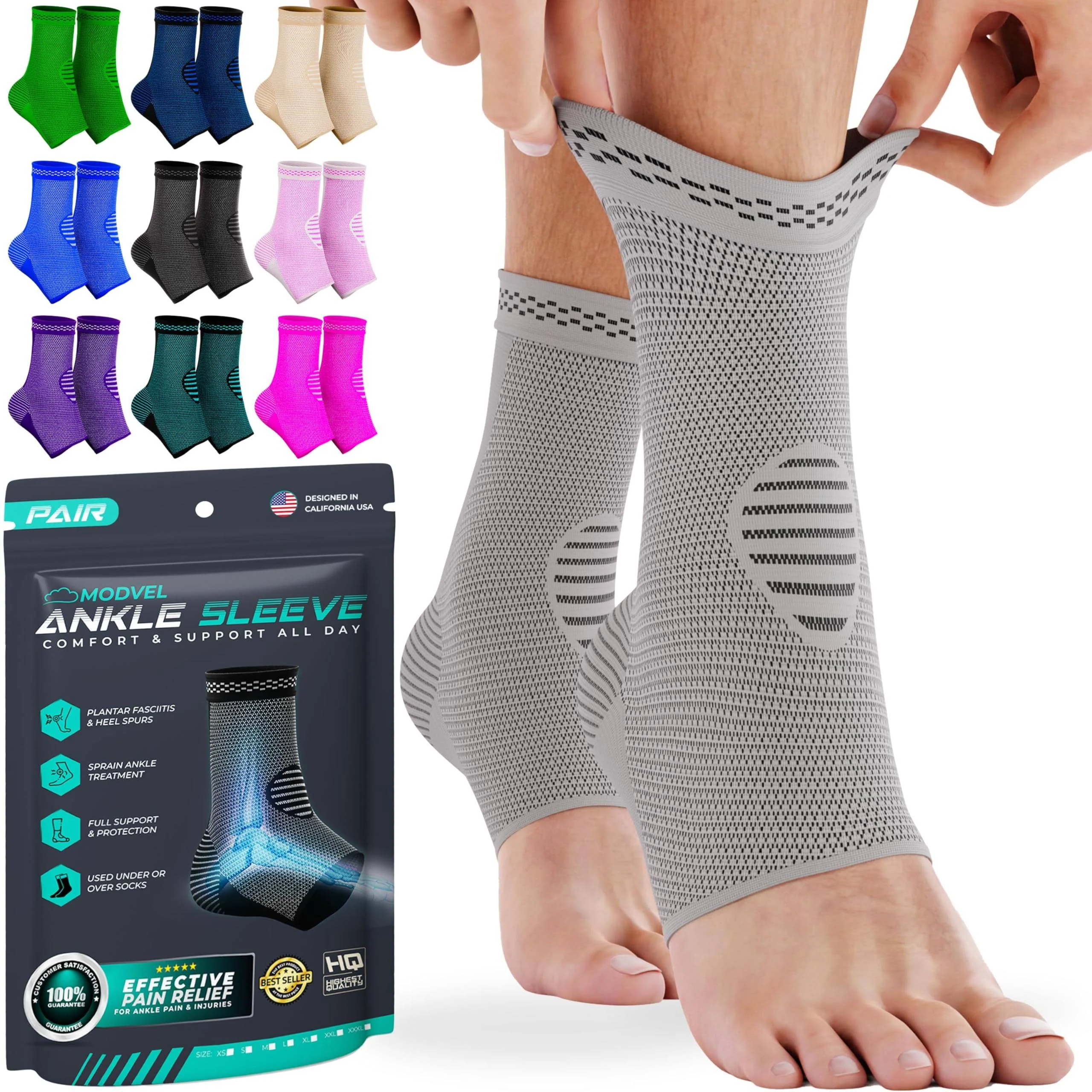 Modvel Ankle Brace Compression Socks