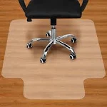 AiBOB Office Chair Mat for Hardwood Floors 36 x 48 in Heavy Duty Floor Mats for Computer Desk Easy Glide for Chairs Flat Without Curling