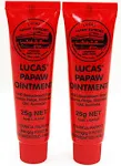 Lucas Papaw Ointment 25g Tube - TWIN Pack for value