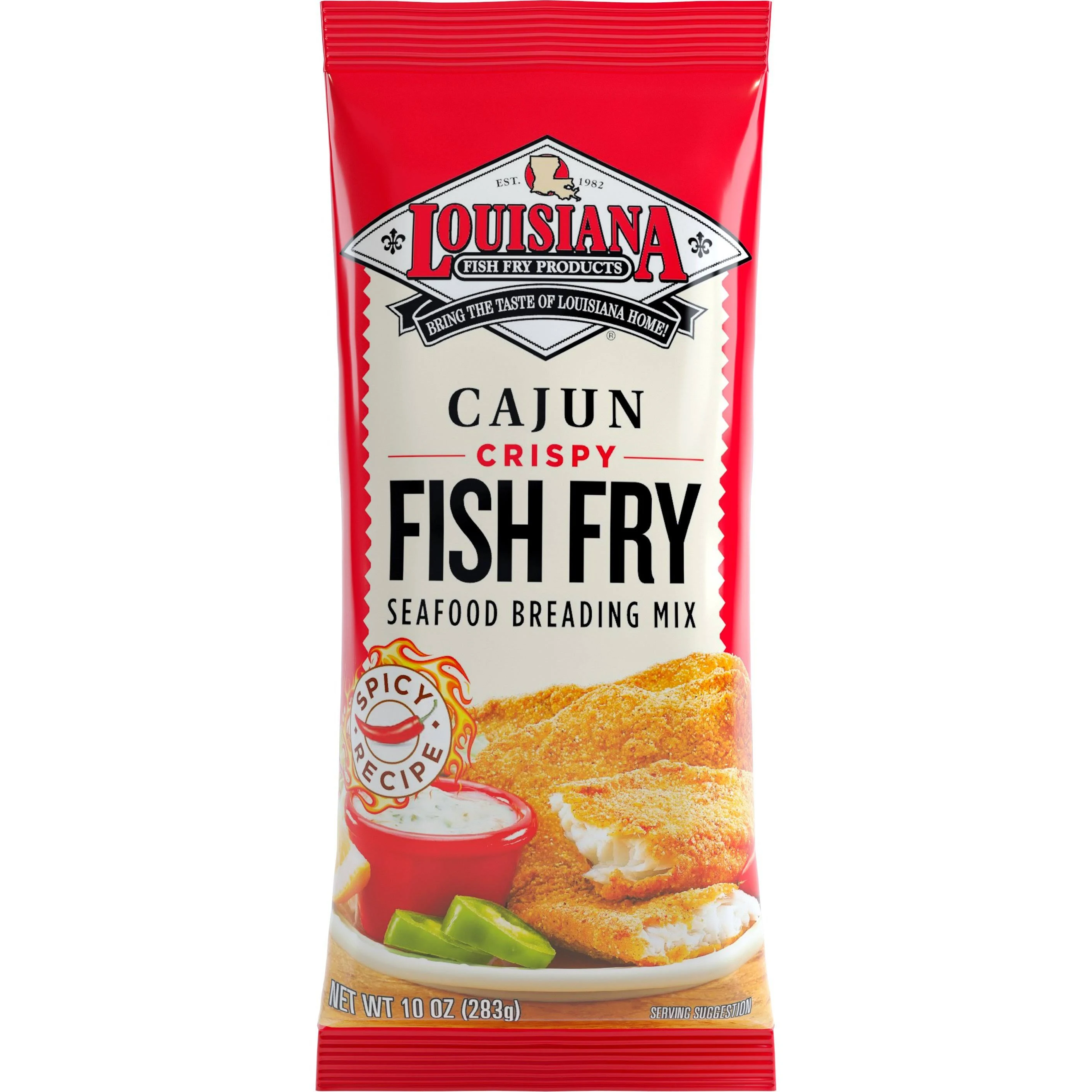 Louisiana Fish Fry, Cajun, Crispy - 10 oz