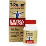 MediNatura T-Relief Extra Strength Natural Pain Relief Formula, Tablets - 90 count