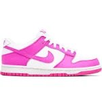 Nike Dunk Low GS 'White/ Laser Fuchsia' 6.5y