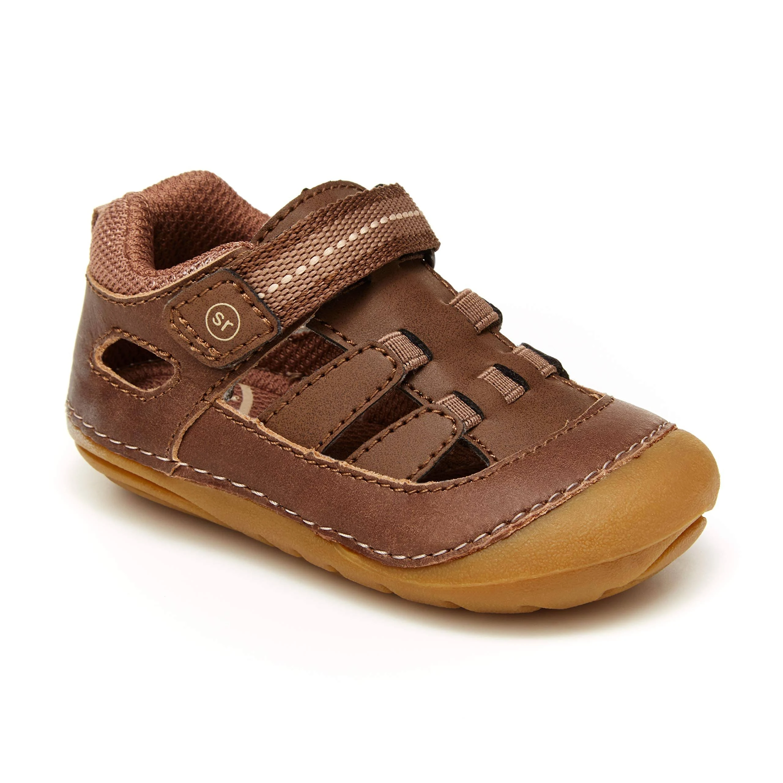 Stride Rite Soft Motion Sonny Sneaker Sandal - Brown 3M