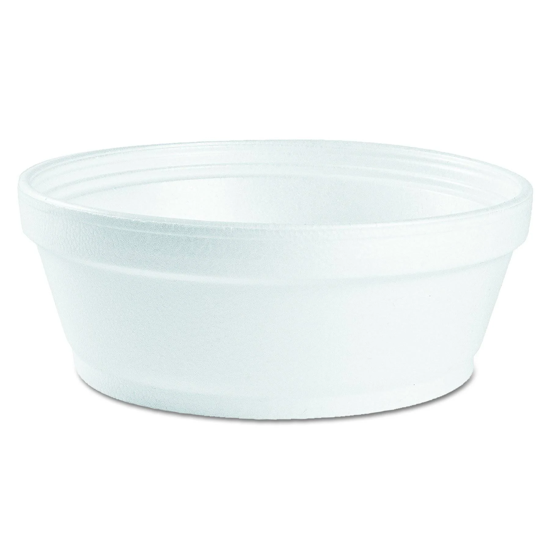 Foam Container, 8 oz, White, Squat, PK500