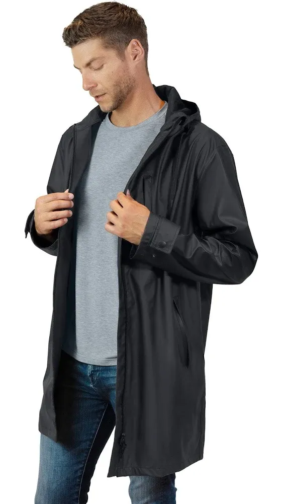 Raingoat City Proof All Season Rain Jacket Black / XXL