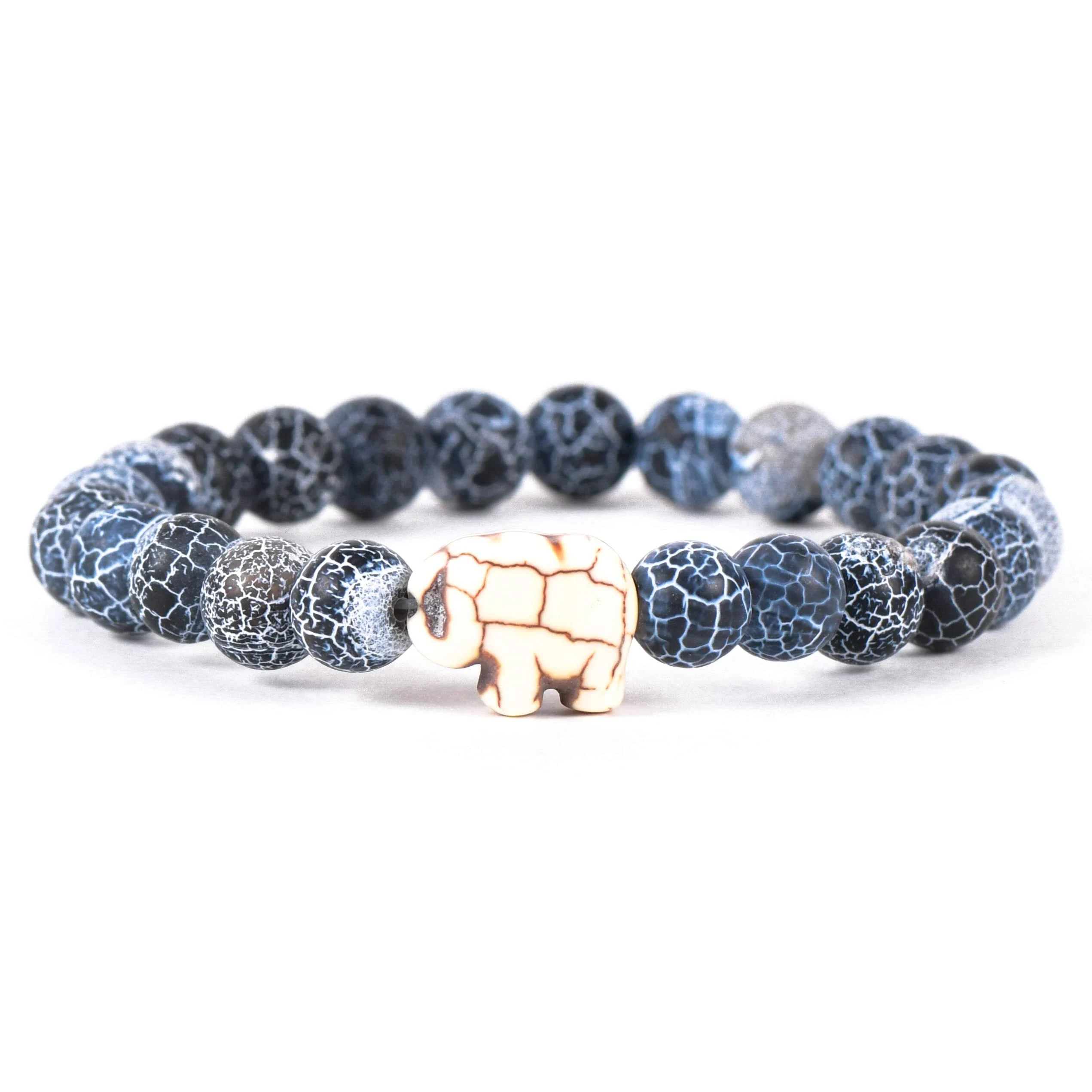 Fahlo Elephant - Expedition Bracelet River Blue