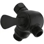 Delta Universal Showering Components: 3-Way Shower Arm Diverter for Hand Shower - Matte Black U4929-PK