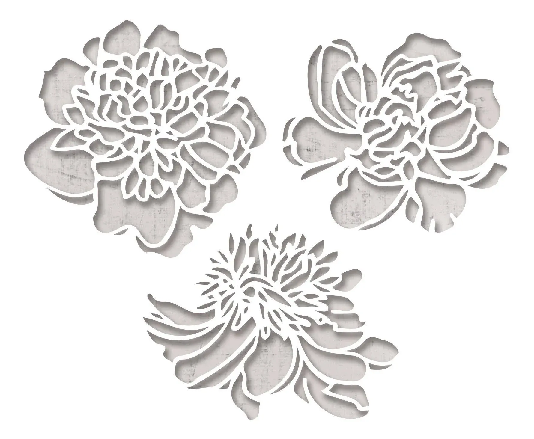 Sizzix Thinlits Die Set - Cutout Blossoms, 664161 by: Tim Holtz