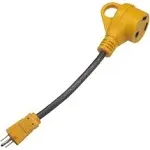 Rv Camper Cord Adapter 15a Male To 30a Female 12inch Power Connector cr1530