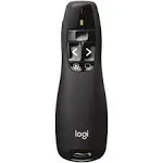 Logitech Wireless Presenter R400, Wireless Presentation Remote Clicker with Laser Pointer