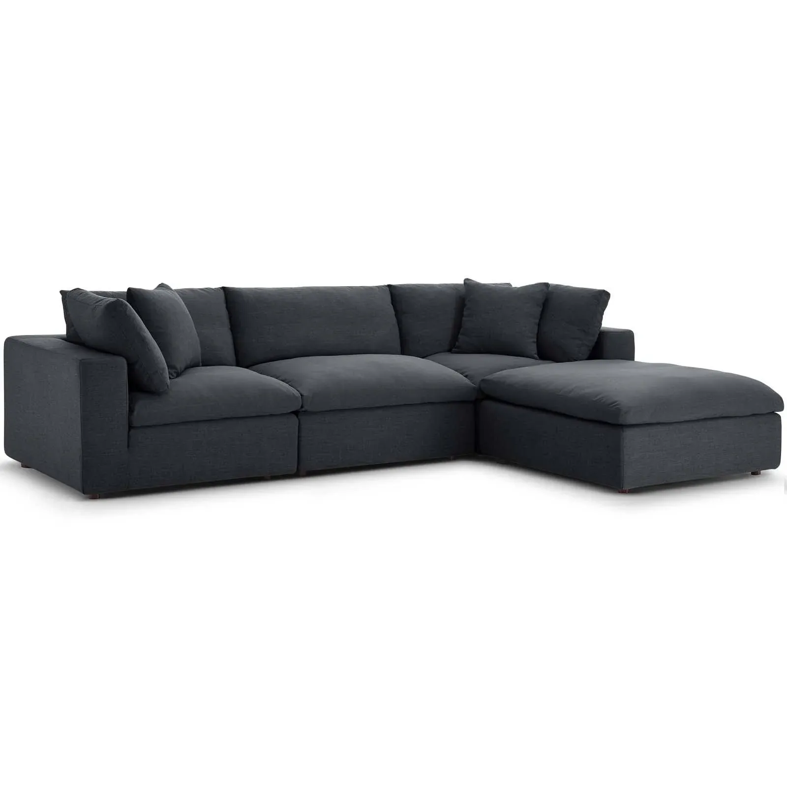 Modway Commix 4 Piece Sectional Sofa Set