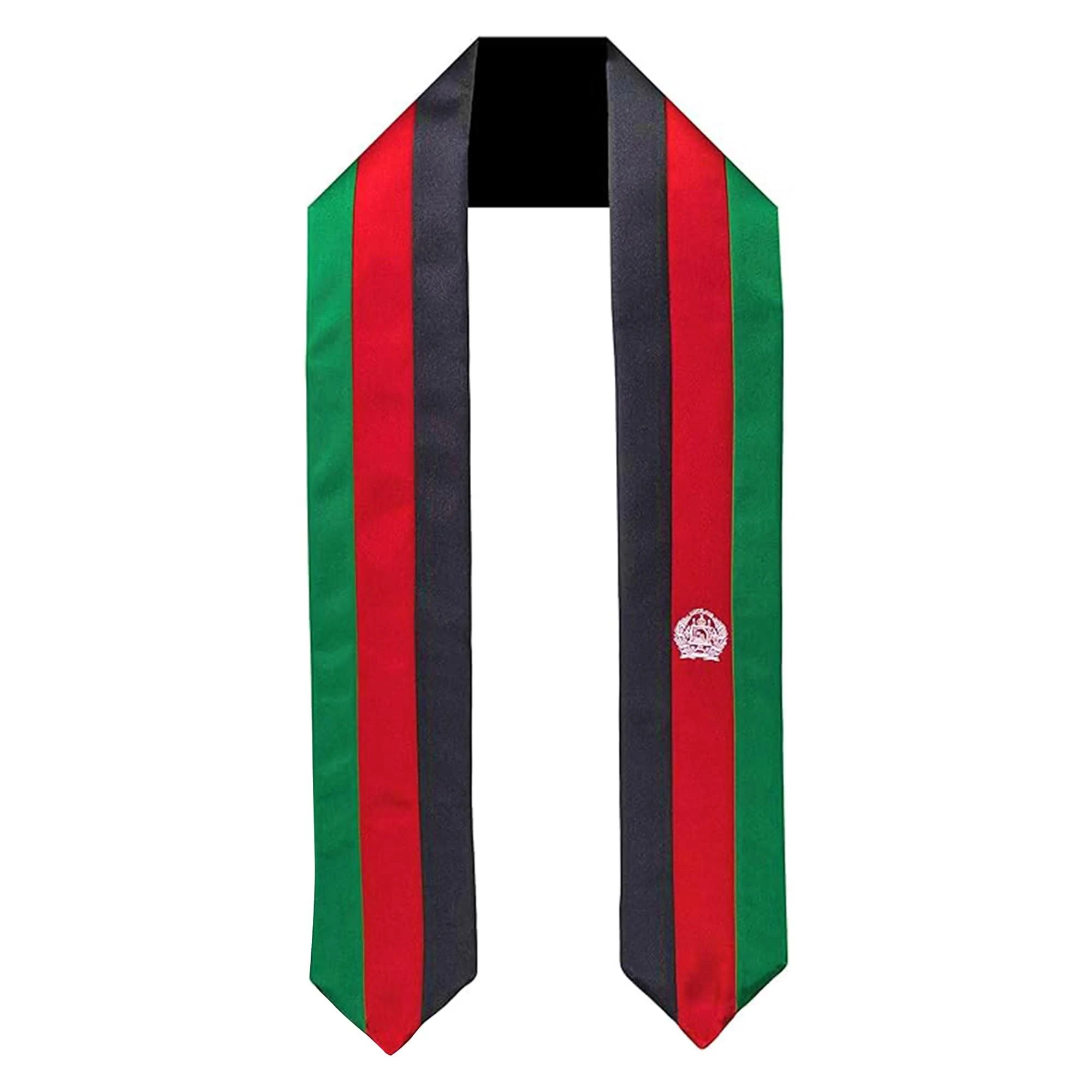 Afghanistan Flag Graduation Sash/Stole International Study Abroad Adult unisex