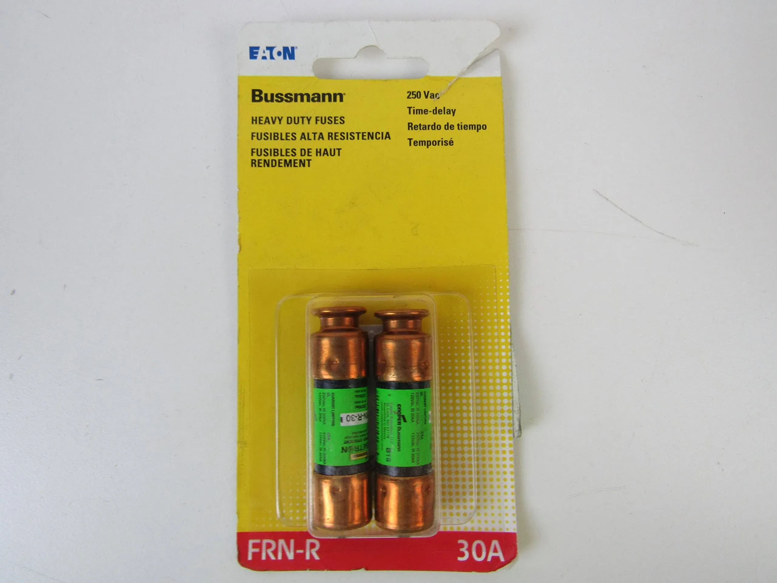 Bussmann BP/FRN-R-30 30 Amp Fusetron Dual Element Time-Delay Current Limiting