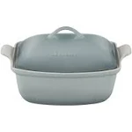 Le Creuset Heritage Covered Rectangular Baker 4.5-Quart, Sea Salt