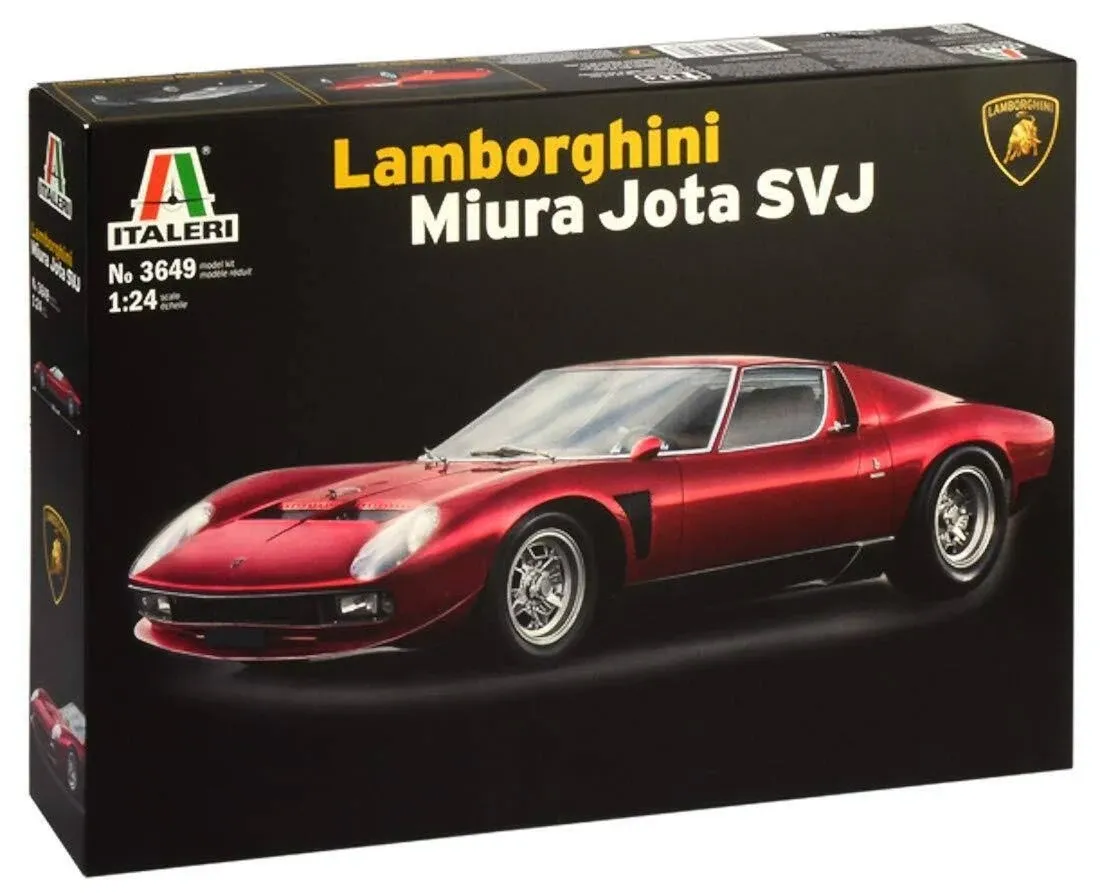 Italeri ITA3649 Lamborghini Miura Italy Model kit, Multicolored