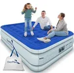 Enerplex Air Mattress with Built-in Pump King Double Height Inflatable Mattress