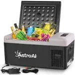 AstroAI 12V Portable Car Refrigerator Freezer 15L Black