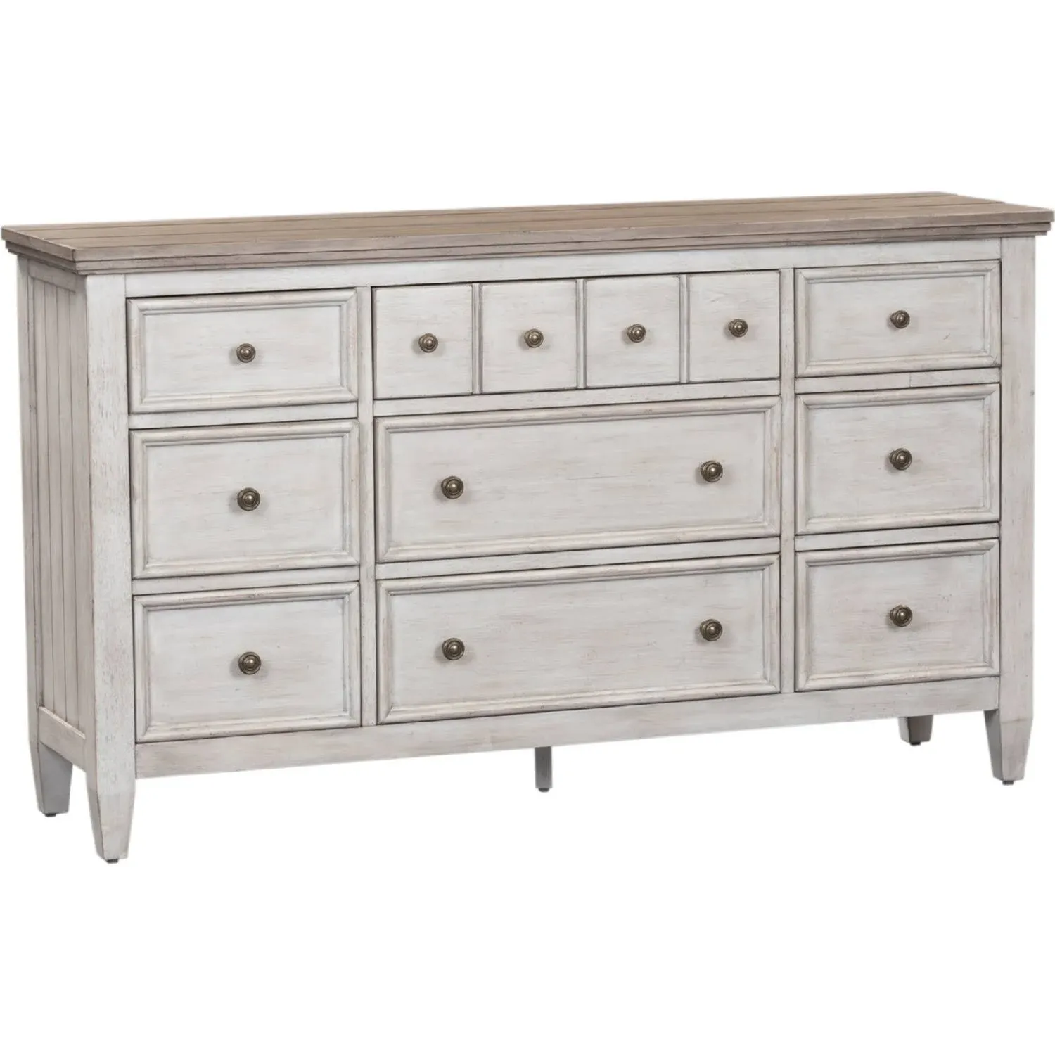 Liberty Furniture Heartland - 9 Drawer Dresser - White