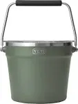 YETI Rambler Beverage Bucket, Double-Wall Vacuum Insulated Ice Bucket with Lid, Rescue Red