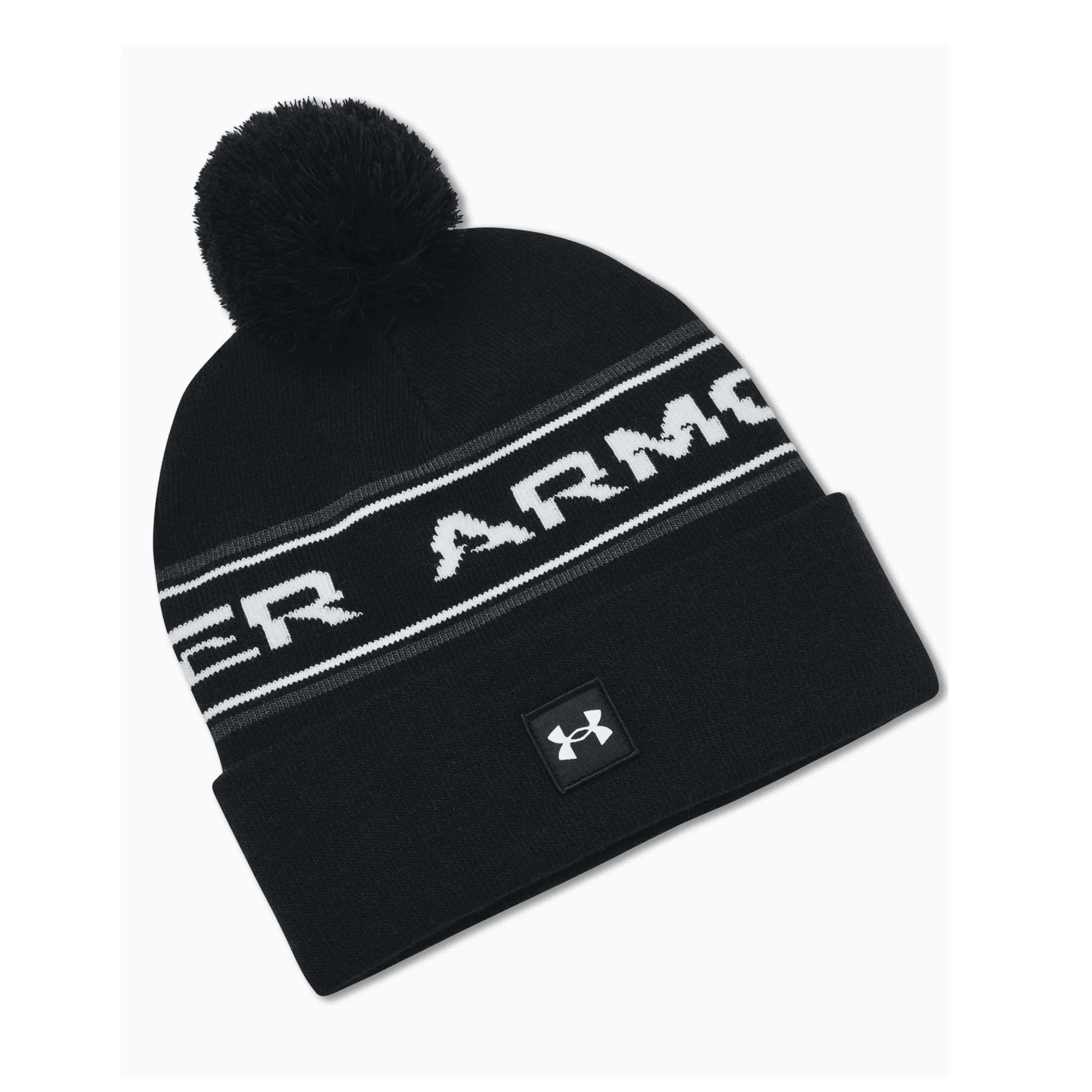 Men's Under Armour Halftime Pom Beanie, Black