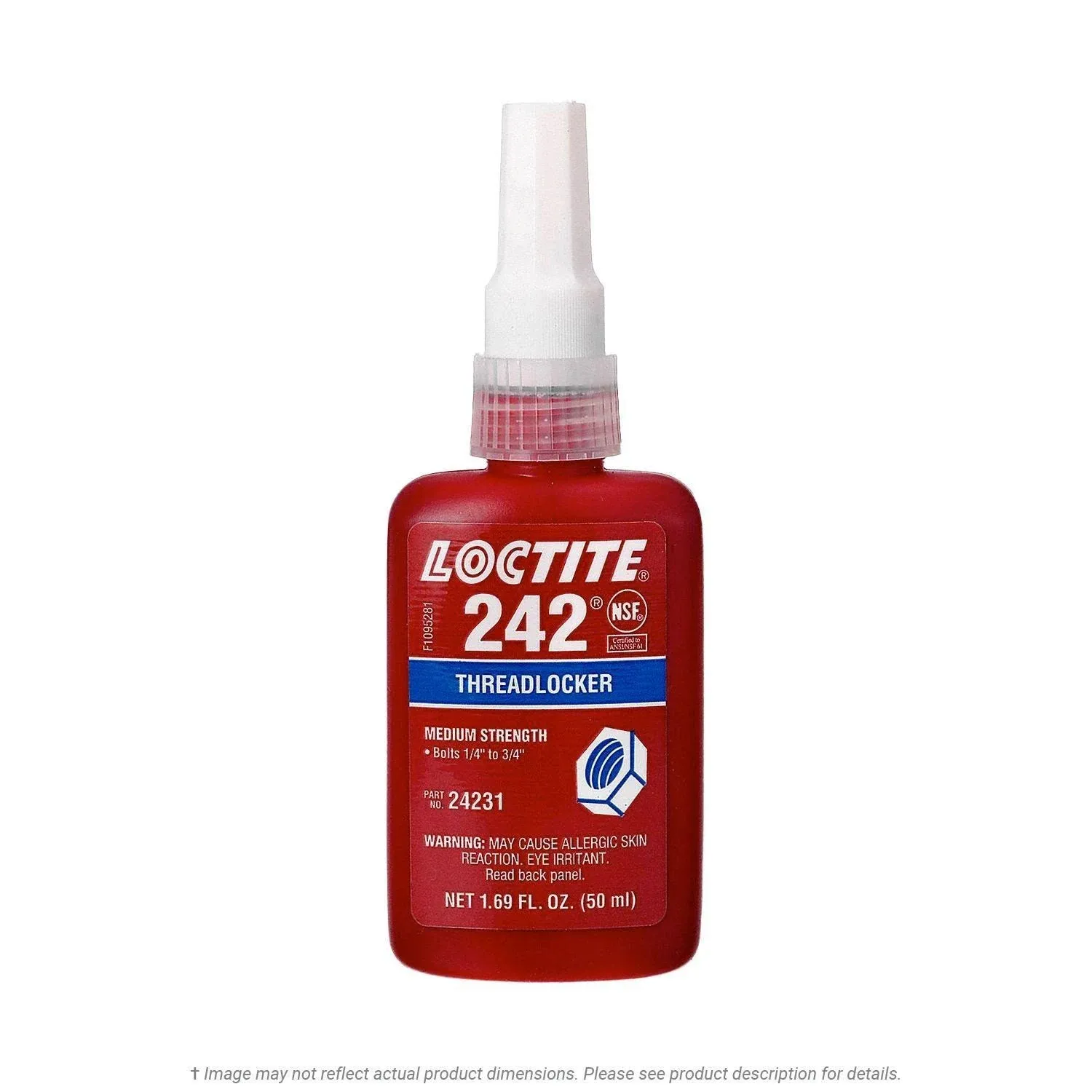 Loctite 242 Medium-Strength Threadlocker 50 ml Blue