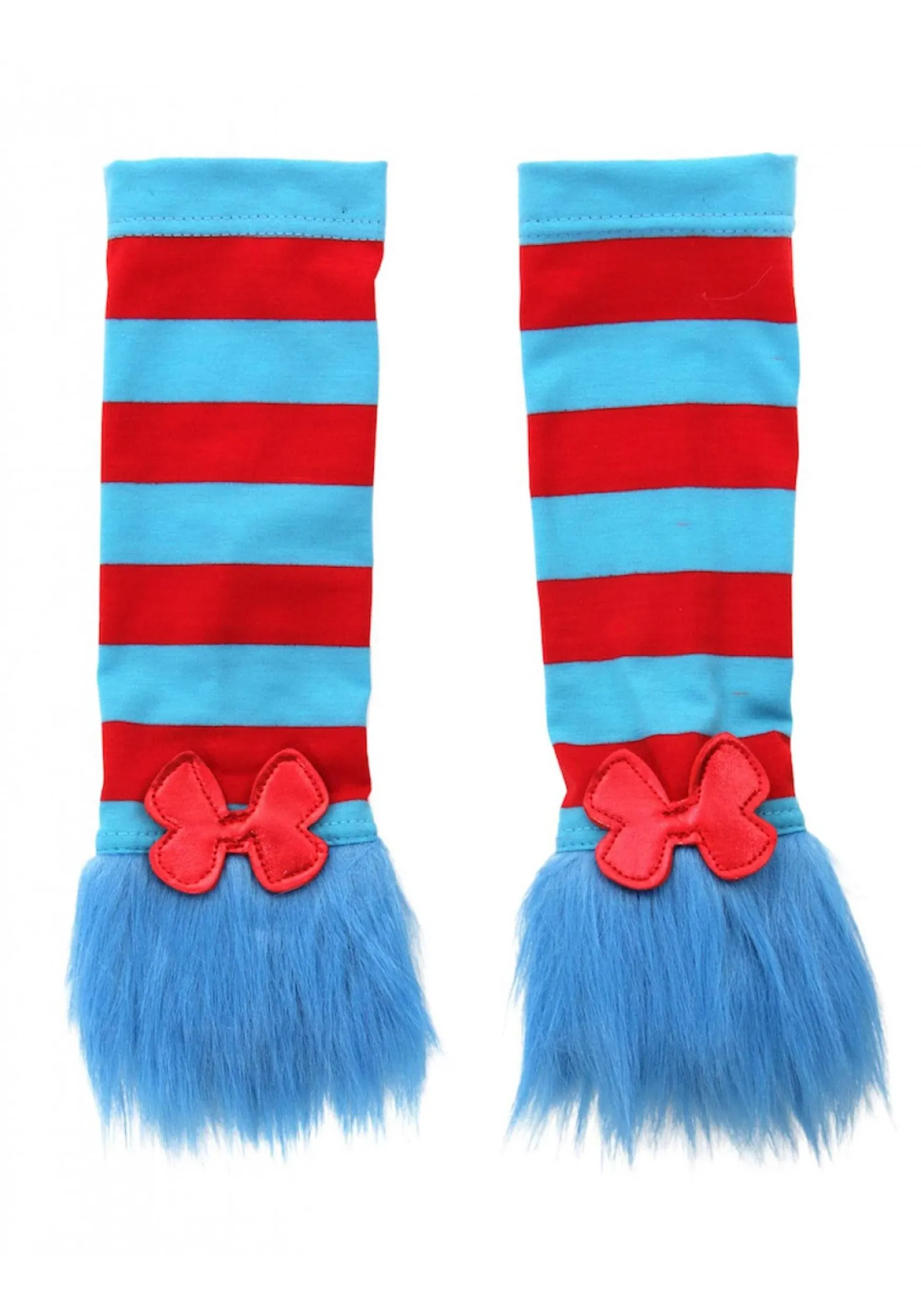 Dr Seuss Thing 1 and Thing 2 Fuzzy Glovettes