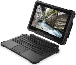 Dell Latitude Rugged 7202 Tablet 2 in 1 Laptop PC (Intel Core M-5Y71, 8GB Ram, 128GB Ssd, Dual Camera, Thumb Security) Win 10 Pro Dual Battery