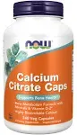 NOW Supplements, Calcium Citrate with Vitamin D, Magnesium, Zinc, Copper, and Manganese, 250 Tablets