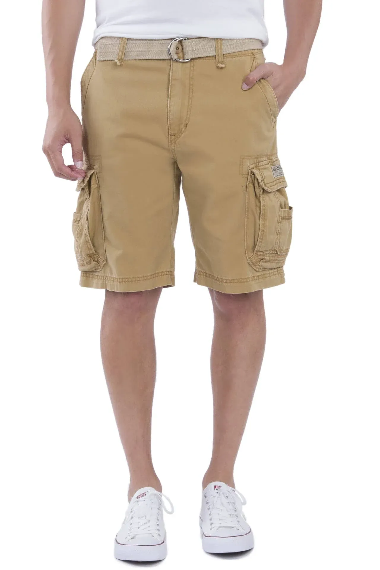 Unionbay Men's Belted Survivor Cargo Short - Rye