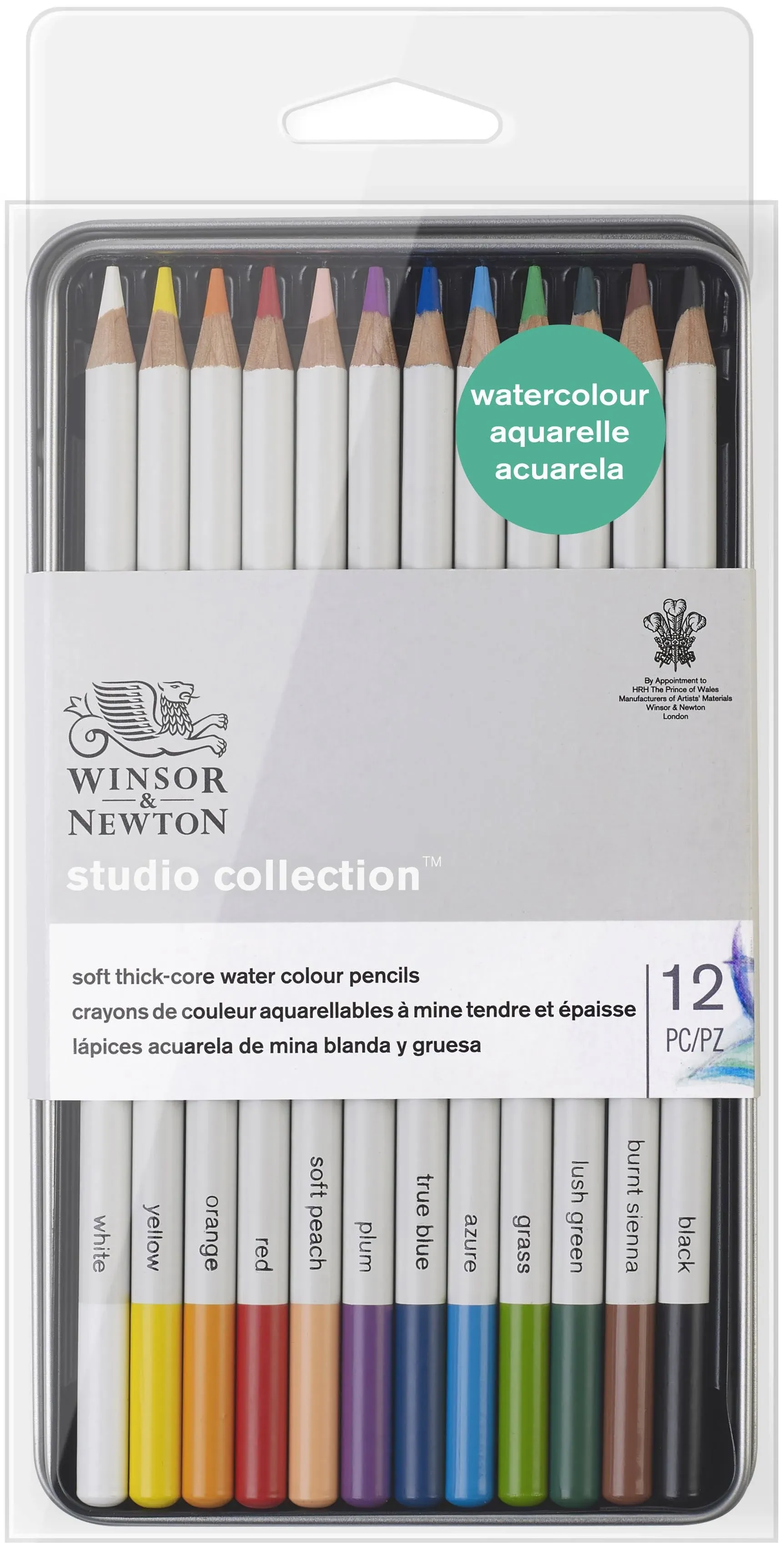 Winsor & Newton Studio Collection Watercolor Pencils - Set of 12