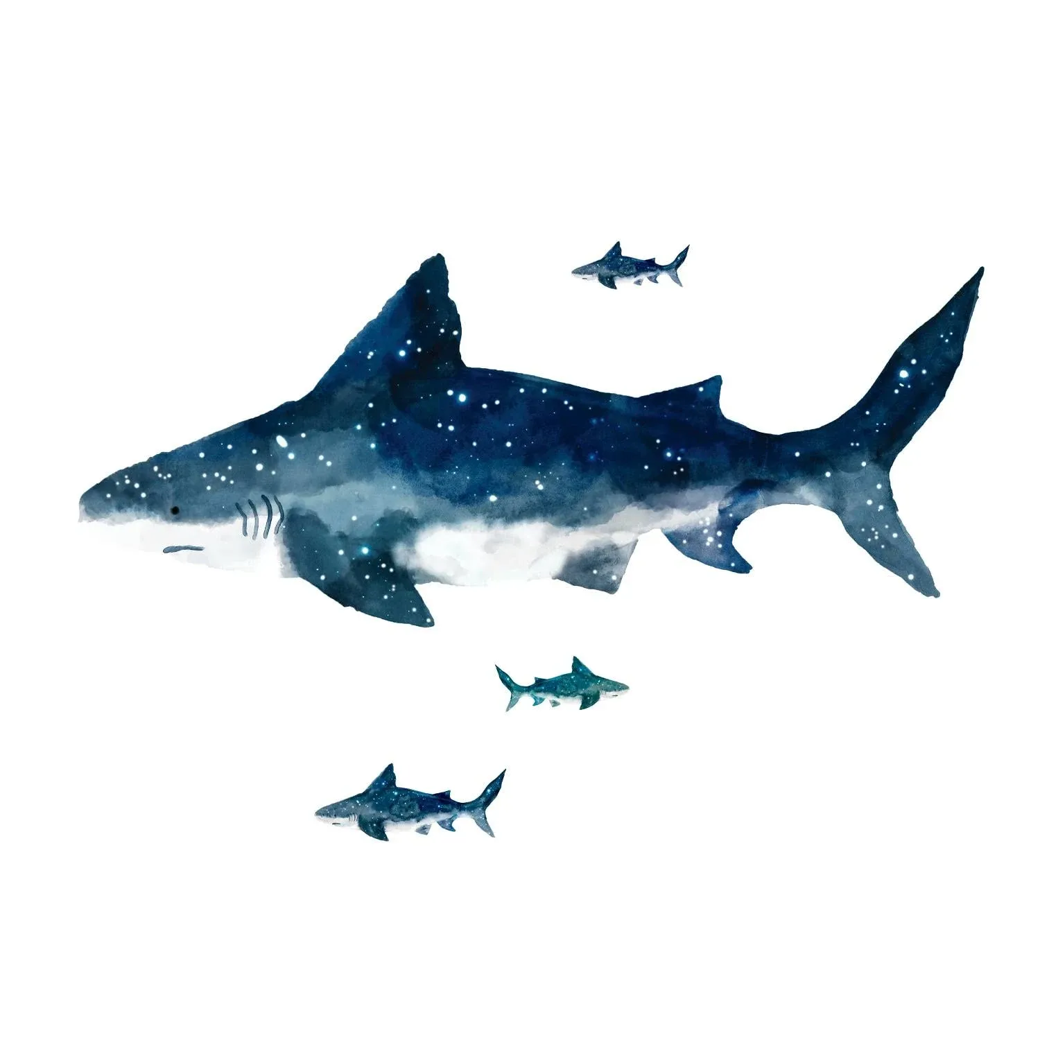 RoomMates Shark Peel and Stick Giant Wall Decals