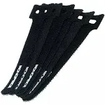 Monoprice Hook and Loop Fastening Cable Ties 6in 50 pcs/pack Black