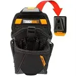 TOUGHBUILT 15-Pocket Specialist Drill Holster ClipTech Pouch in Black with No-Snag Hidden-Seam construction TB-CT-20-LX