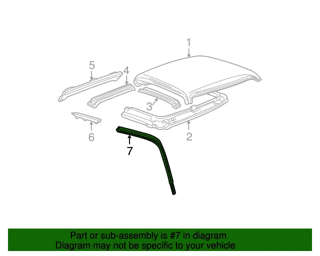 Roof Panel Weatherstrip